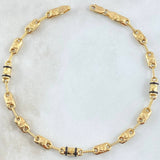 Rustic Crown Bracelet 5.05gr / 21cm / 18K Gold *