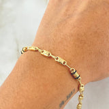Rustic Crown Bracelet 5.05gr / 21cm / 18K Gold *