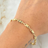 Rustic Bracelet Crown 5.1gr / 21cm / 18K Gold *