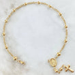 Virgin Miraculous Denario Anklet 4.85gr / 24cm / 18K Gold *