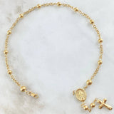 Virgin Miraculous Denario Anklet 4.85gr / 24cm / 18K Gold *