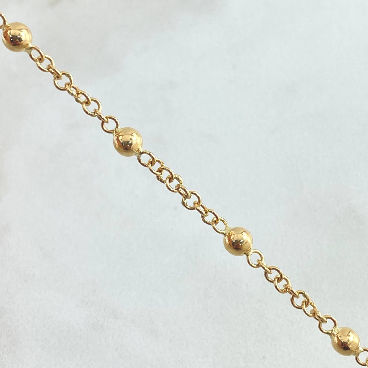 Virgin Miraculous Denario Anklet 4.85gr / 24cm / 18K Gold *