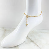 Virgin Miraculous Denario Anklet 4.85gr / 24cm / 18K Gold *