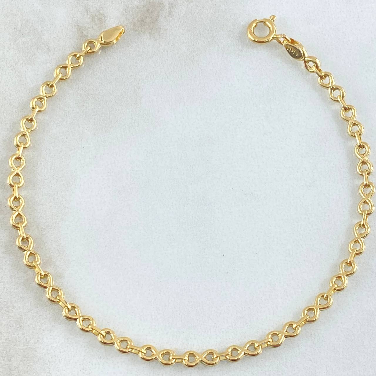 Pulso Infinito 2.4gr / 7 1/2 in / Oro Amarillo 18K