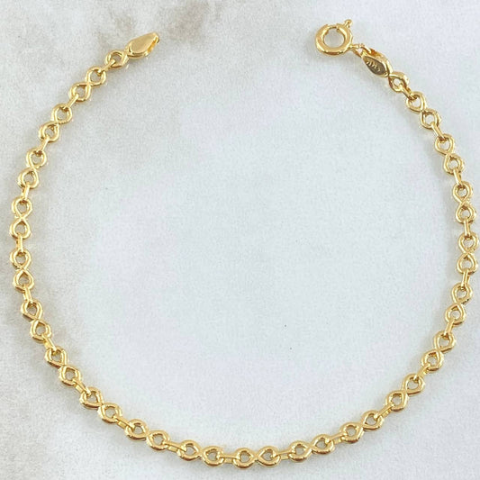 Pulso Infinito 2.4gr / 7 1/2 in / Oro Amarillo 18K