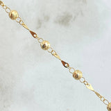Pulso Denario Virgen Milagrosa Diamantado 3.85gr / 7 3/4 in / 5mm Oro Amarillo 18K ©