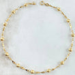 Military Style Anklet 2.5gr / 9.4in / 18K Gold