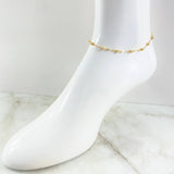 Military Style Anklet 2.55gr / 24cm / 18K Gold *