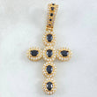 Pendant Cross Dense 5.2gr / 4.5cm / 18K Gold