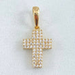 Pendant Cross Dense 1.4gr / 2.4cm / 18K Gold
