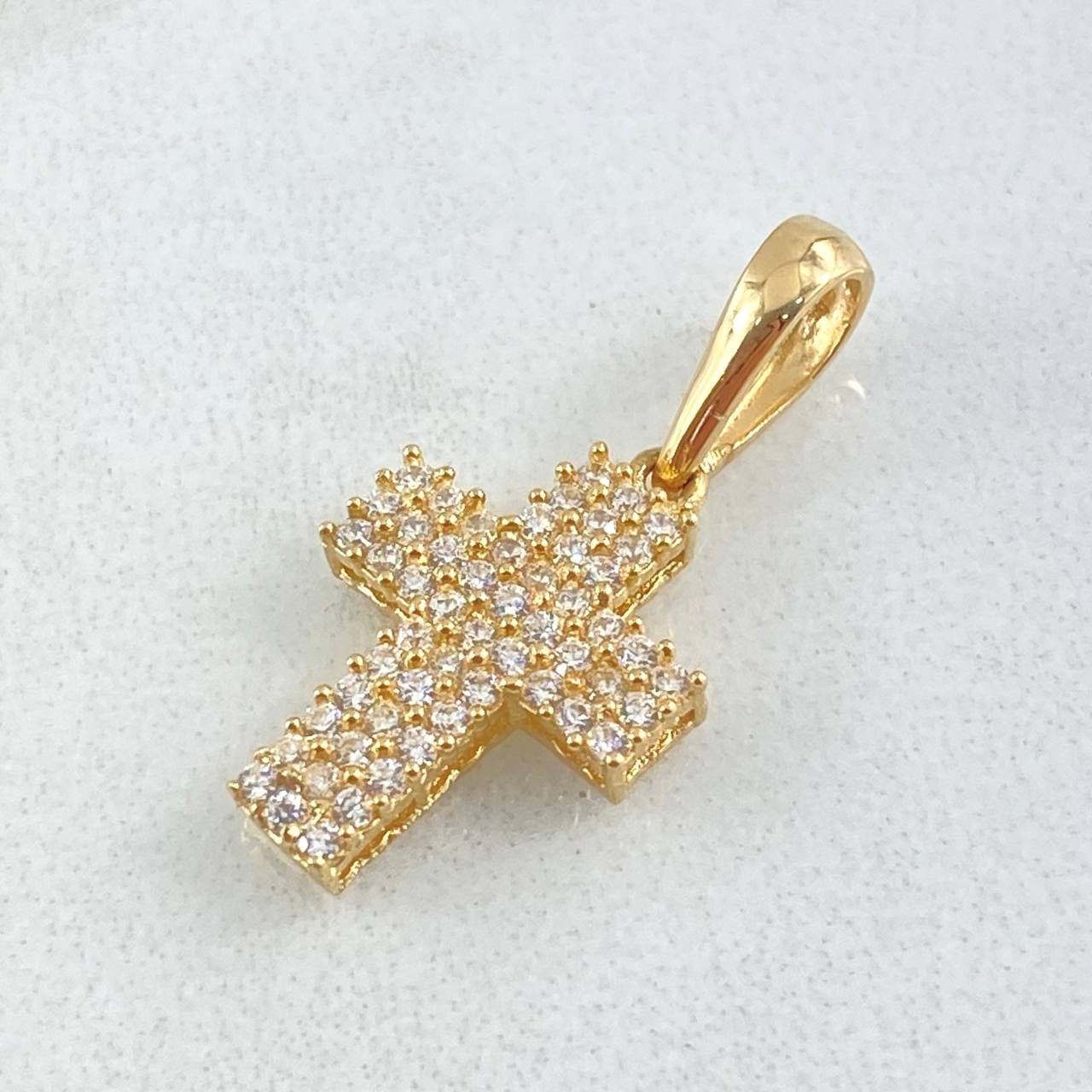 Pendant Cross Dense 1.4gr / 2.4cm / 18K Gold