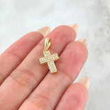 Pendant Cross Dense 1.4gr / 2.4cm / 18K Gold