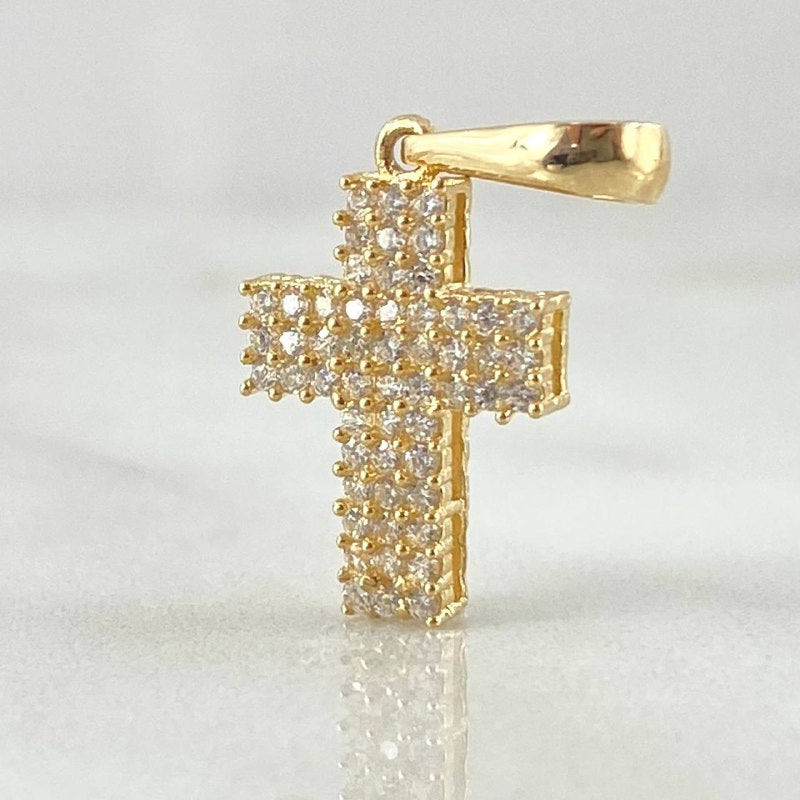 Pendant Cross Dense 1.4gr / 2.4cm / 18K Gold