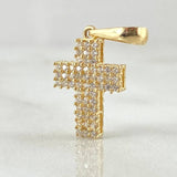 Pendant Cross Dense 1.4gr / 2.4cm / 18K Gold