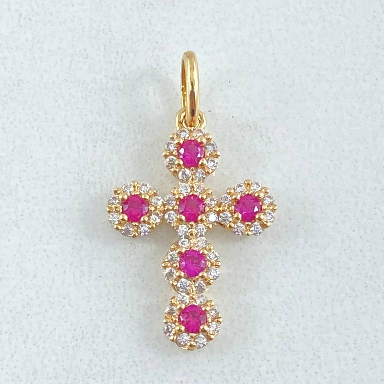 Pendant Cross Dense 1.4gr / 2.3cm / 18K Gold