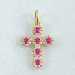 Pendant Cross Dense 1.4gr / 2.3cm / 18K Gold