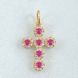 Pendant Cross Dense 1.4gr / 2.3cm / 18K Gold