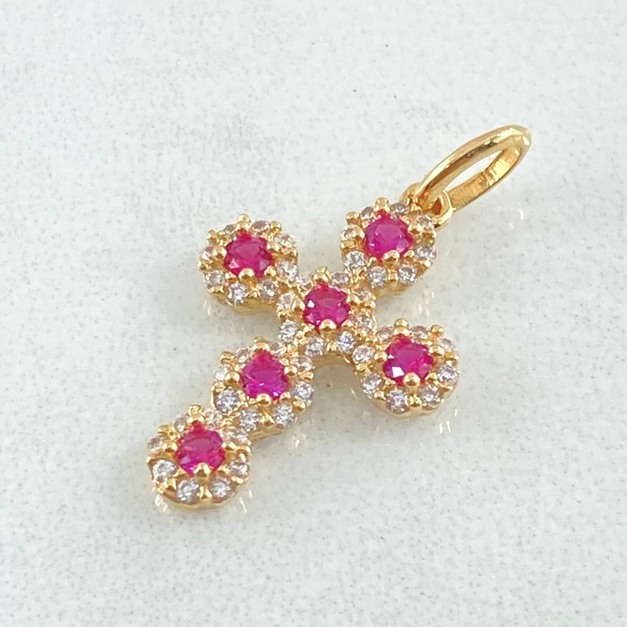 Pendant Cross Dense 1.4gr / 2.3cm / 18K Gold