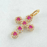 Pendant Cross Dense 1.4gr / 2.3cm / 18K Gold
