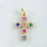 Pendant Cross Dense 1.35gr / 2.3cm / 18K Gold