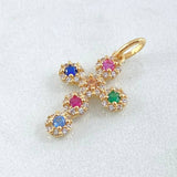 Pendant Cross Dense 1.35gr / 2.3cm / 18K Gold