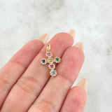 Pendant Cross Dense 1.35gr / 2.3cm / 18K Gold