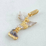 Pendant San Miguel Archangel 1.6gr / 2.8cm / 18K Gold