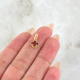 Dije Trebol 0.6gr / 1.5cm / Oro 18K