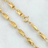 Rustic Adige Chain 14.8gr / 60cm / 18K Gold *
