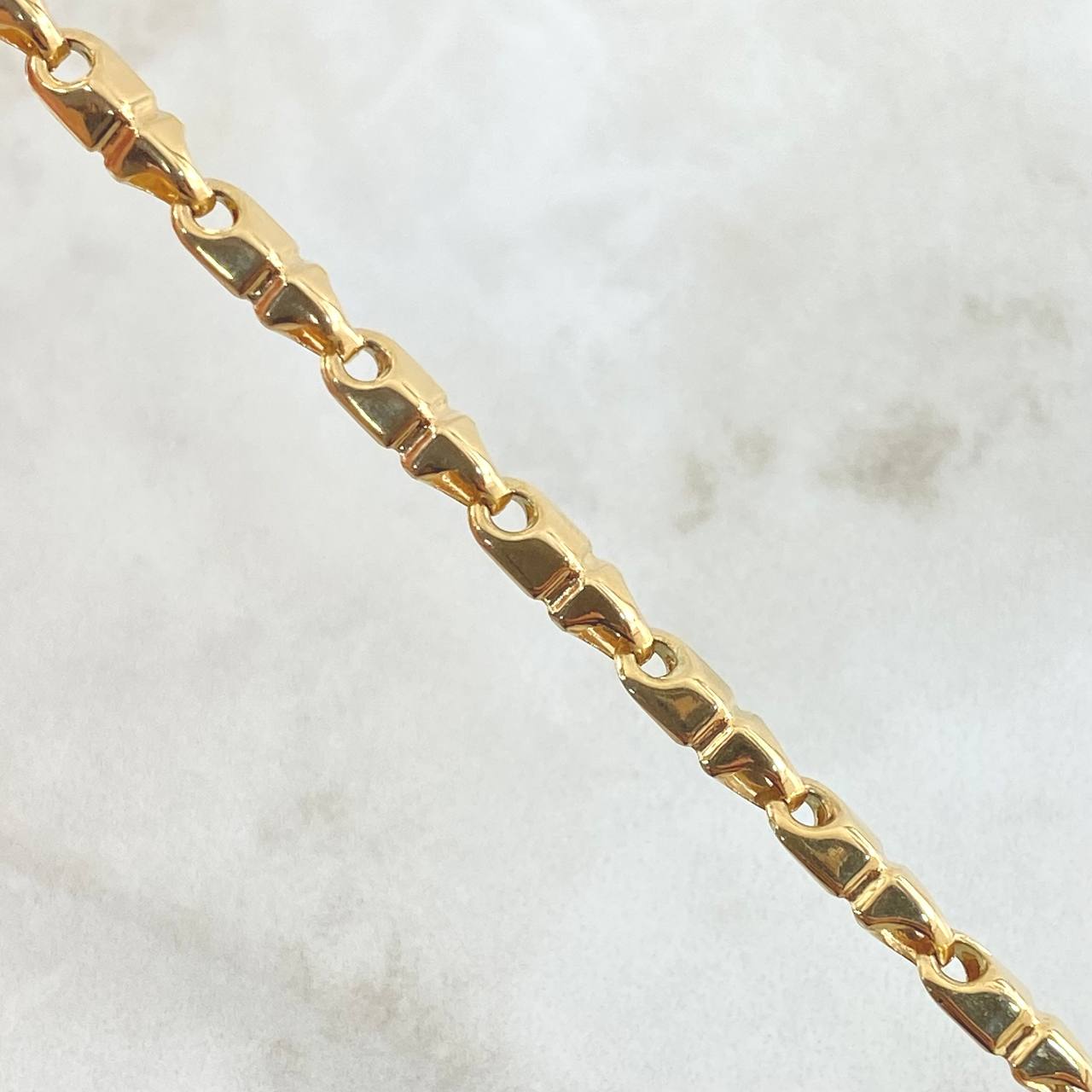 Rustic Franquesina Chain 14.9gr / 65cm / 18K Gold *