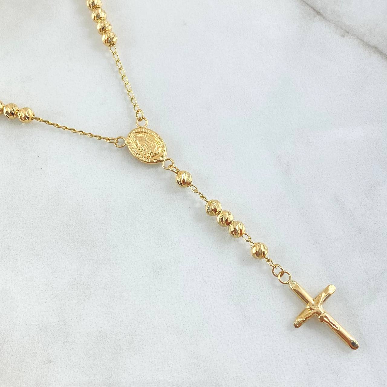 Virgin Guadalupe Rosary 8.85gr / 55cm / 18K Gold *