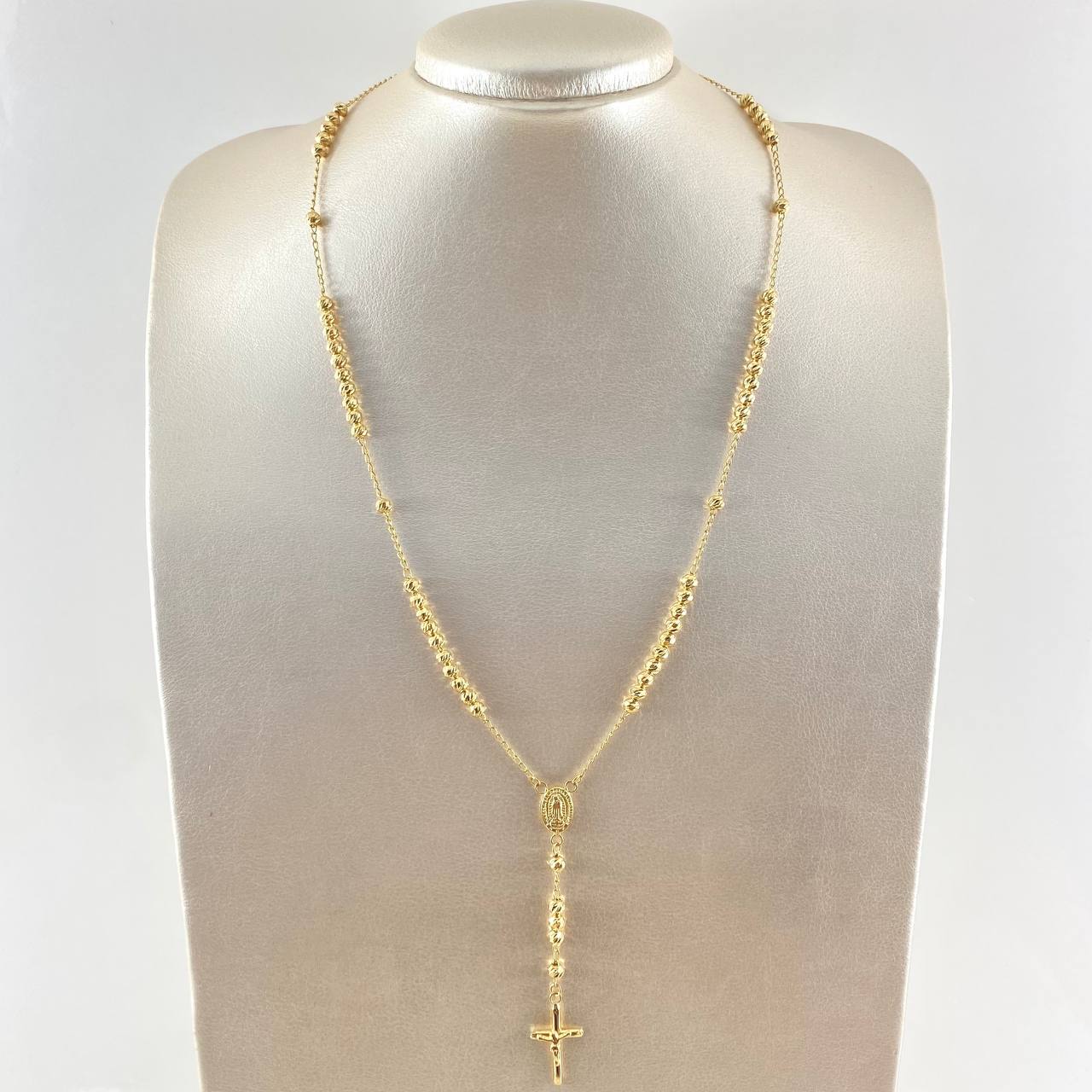 Virgin Guadalupe Rosary 8.85gr / 55cm / 18K Gold *