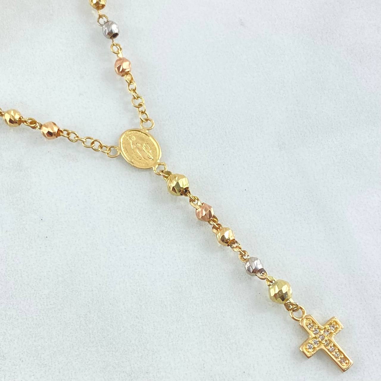 Miraculous Virgin Rosary 7.8gr / 55cm / 18K Gold *