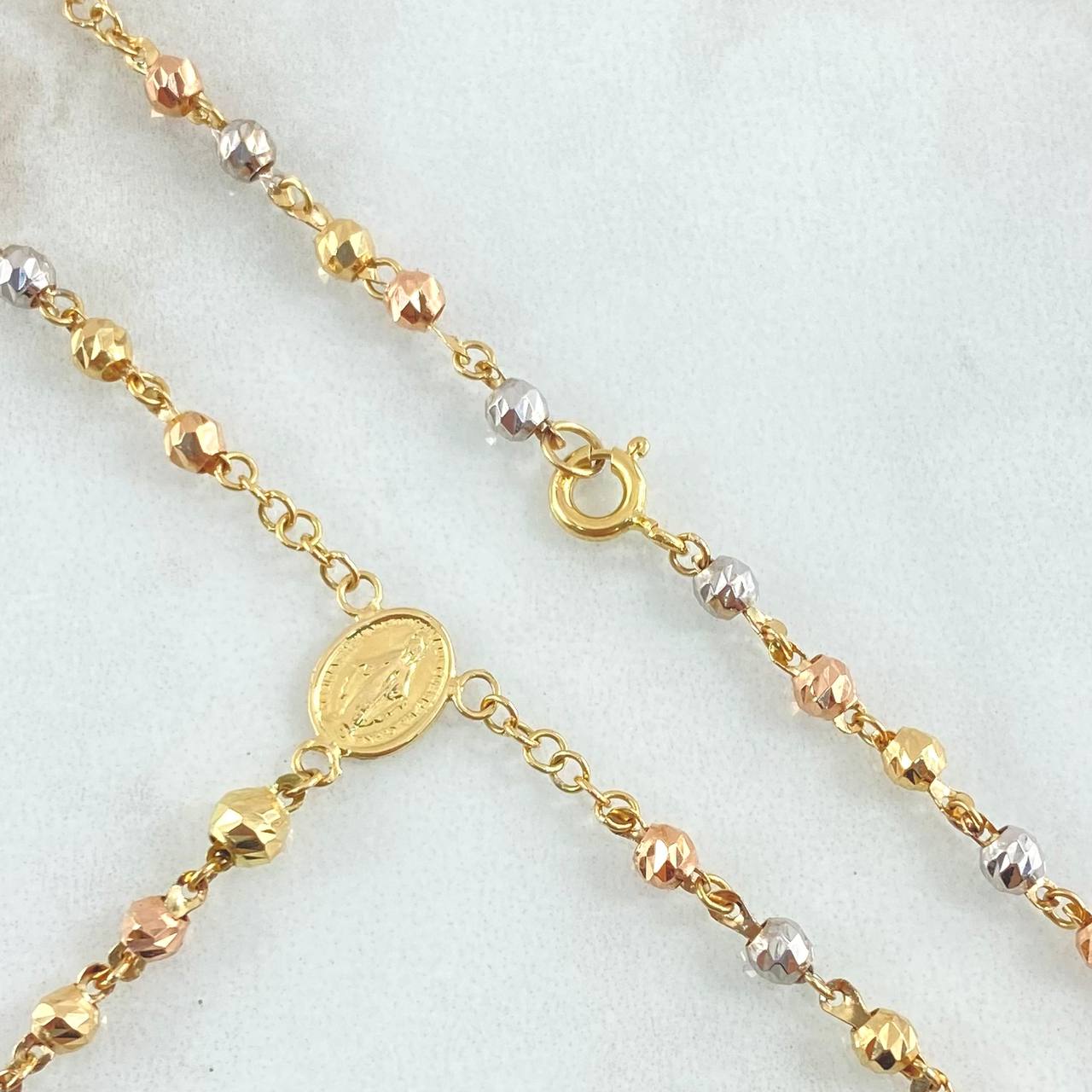 Miraculous Virgin Rosary 7.8gr / 55cm / 18K Gold *