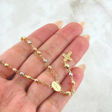 Miraculous Virgin Rosary 7.8gr / 55cm / 18K Gold *
