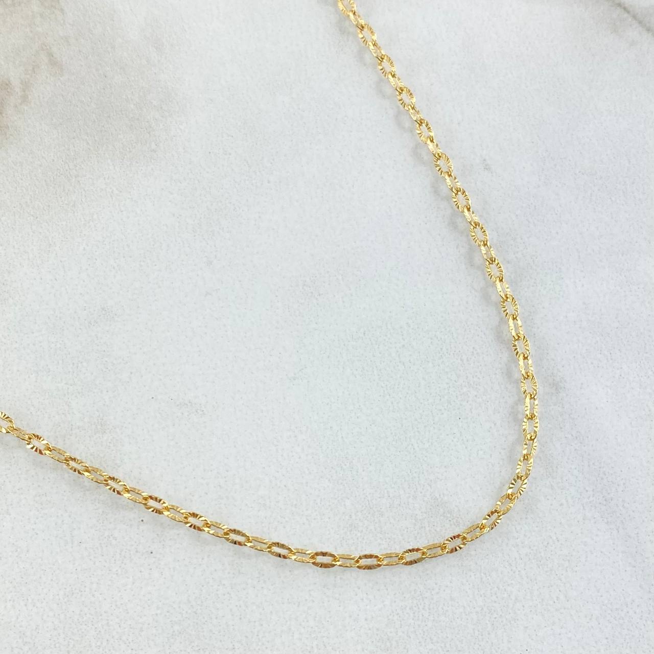 Cadena Aro Seguido 2.1gr / 50cm / Oro Amarillo +3 18K
