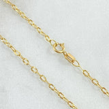 Classic Link Chain 2.1gr / 50cm / Yellow Gold +3 18K