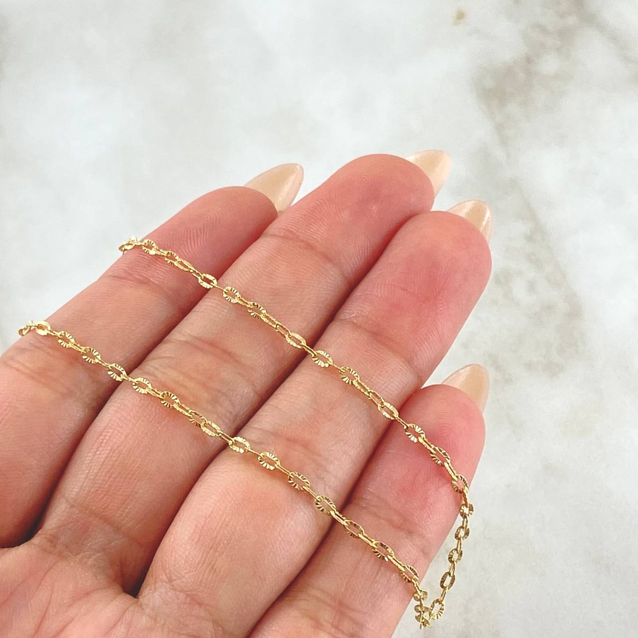 Classic Link Chain 2.1gr / 50cm / +3 18K Gold ©