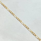 Figaro Chain 1.95gr / 23.6in / 18K Gold +1$