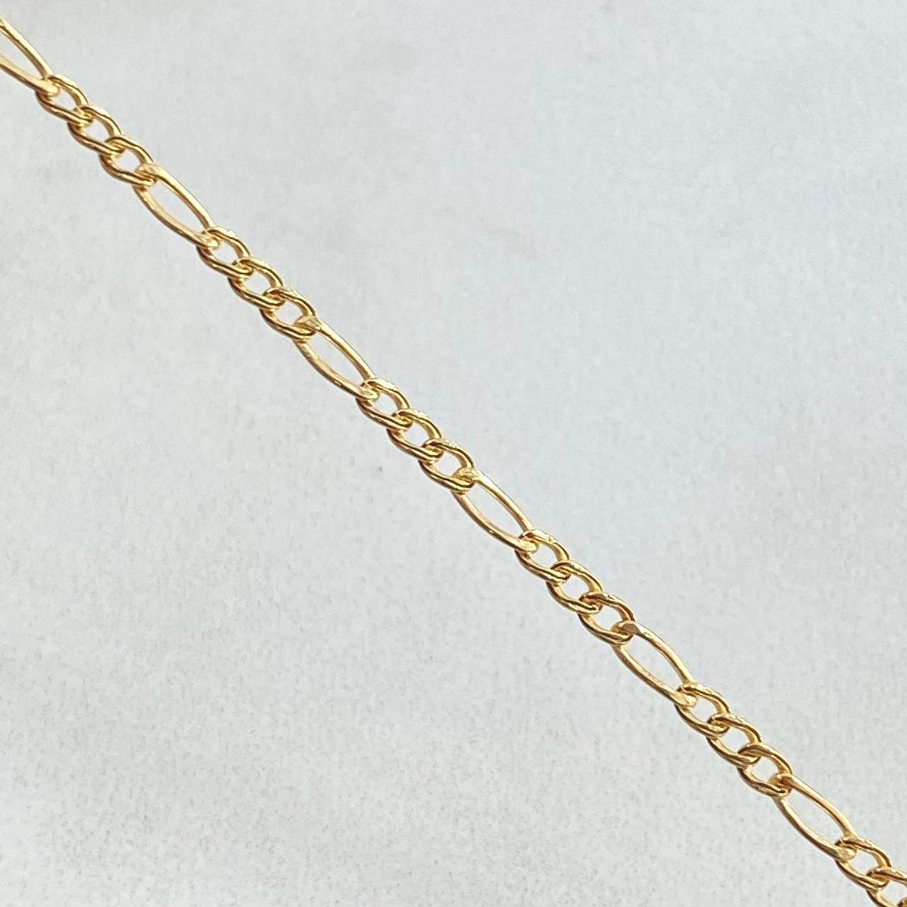 Figaro Chain 1.65gr / 50cm / Yellow Gold +1 18K ©