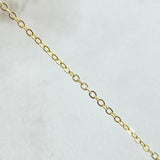 Continuous Ring Chain 1.05gr / 17 3/4 in / 1.2mm Yellow Gold +3 18K *