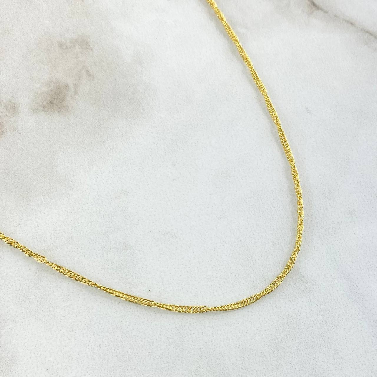 Singapore Chain 2.05gr / 40cm / +3 18K Gold *