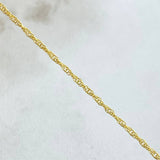 Singapore Chain 2.15gr / 40cm / +3 18K Gold ©