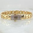 Cuban Link Bracelet 17.75gr / 17cm / +4 18K Gold *