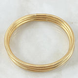 Reticulated Bracelet x3 4.7gr / 19cm / +4 18K Gold *