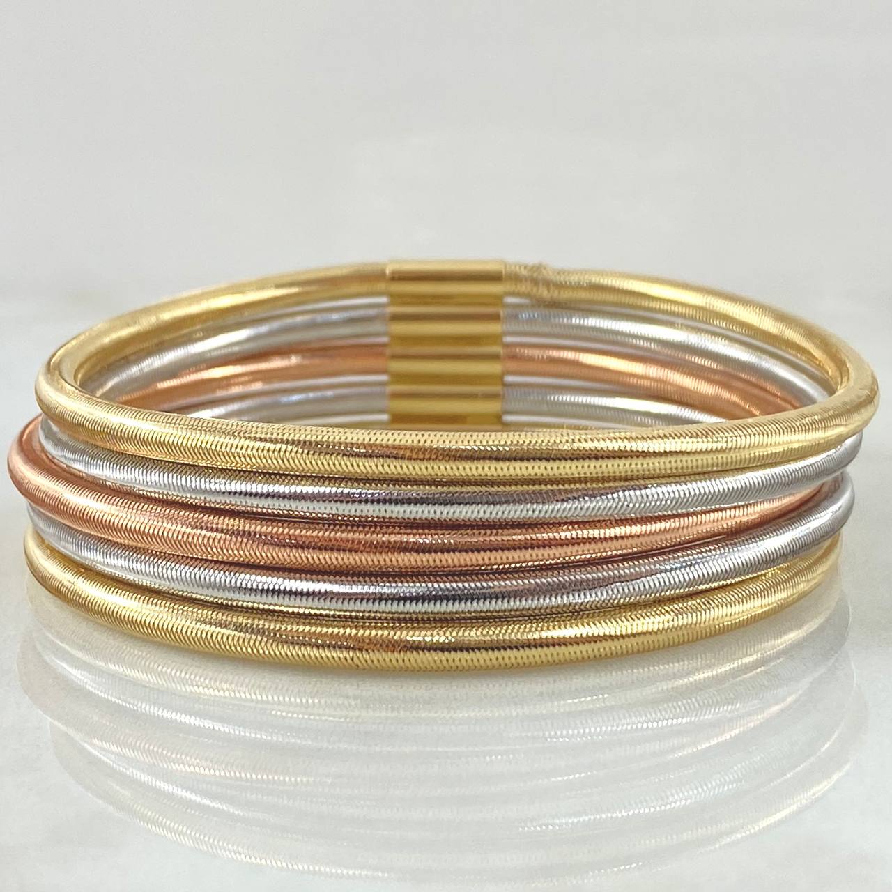 Reticulated Bracelet x5 9.45gr / 19cm / +4 18K Gold * Offer