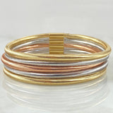 Reticulated Bracelet x5 9.45gr / 19cm / +4 18K Gold * Offer
