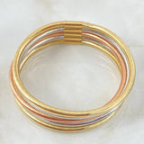 Reticulated Bracelet x5 9.45gr / 19cm / +4 18K Gold * Offer
