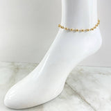 Tobillera Tipo Militar 4.8gr / 25cm / Oro 18K