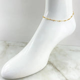 Military Style Anklet 2.15gr / 25cm / 18K Gold